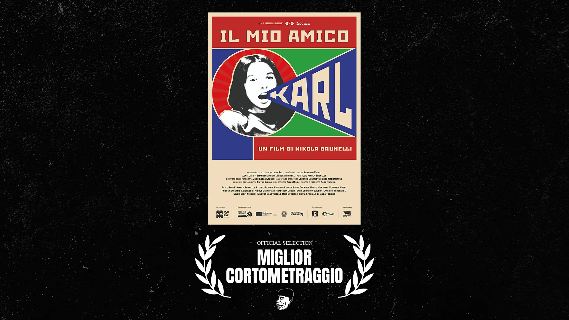 Locandina del premio — Miglior Cortometraggio: Il mio amico Karl